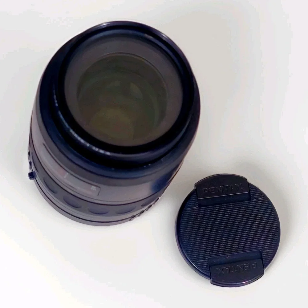 Pentax F SMC 80-200mm f/4.7-5.6 Camera Lens W/ A TIFFEN HAZE-1 49 mm Filter